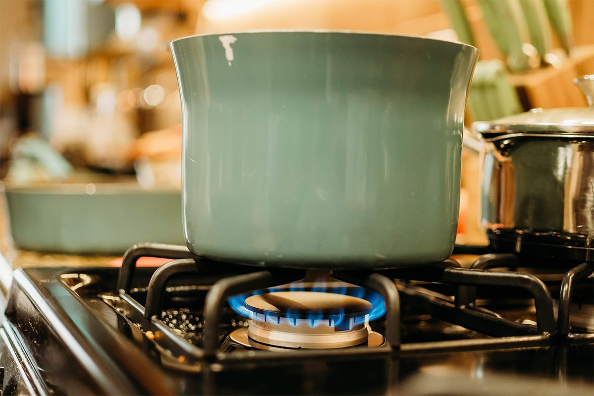 Pot On Stove