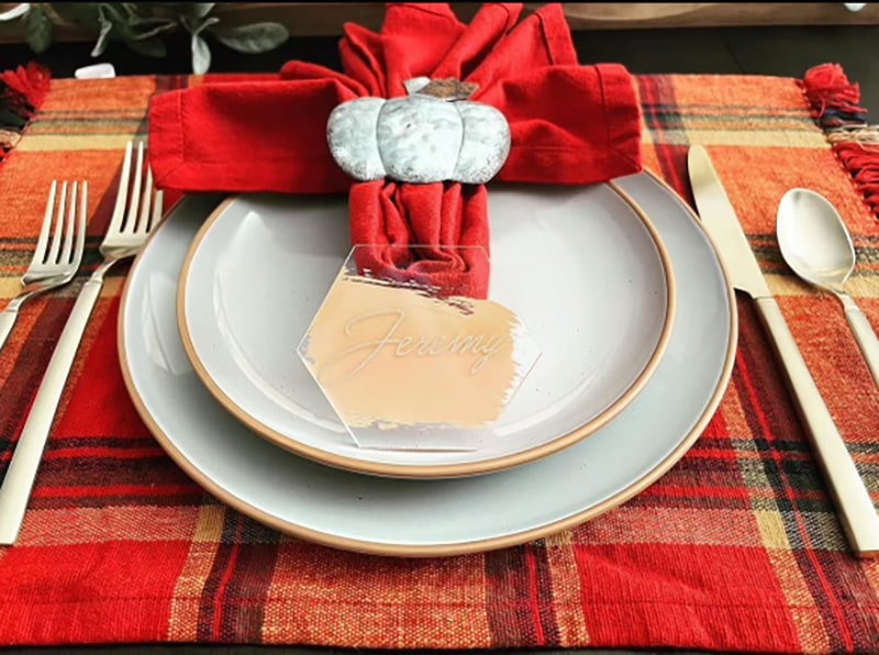 Thanksgiving DIY Table Setting