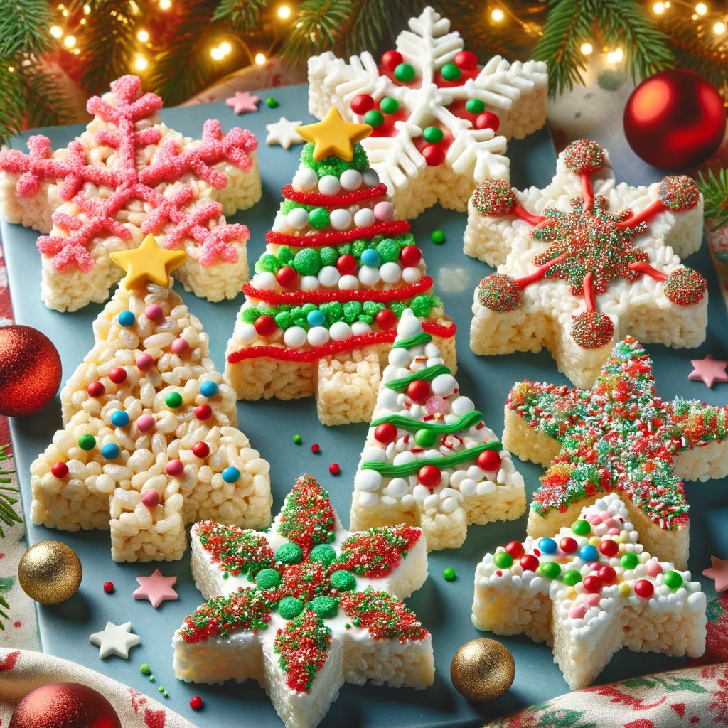 Christmas Rice Krispy Treats